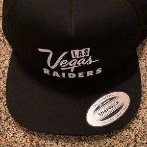 Las Vegas raiders snap back hat